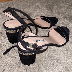 Miu miu strap heels